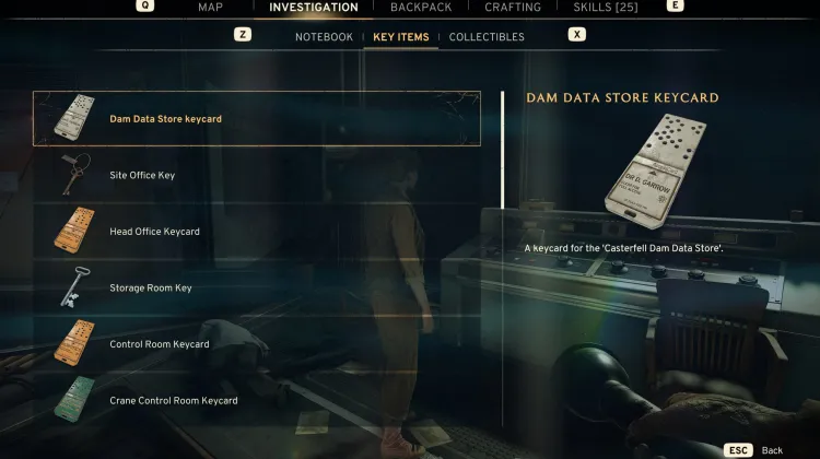 Tarjeta de Acceso del Almacén de Datos de la Presa