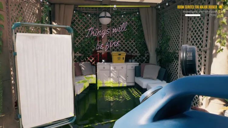 Poolside Bio Container