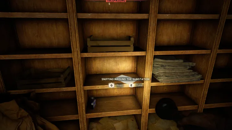 Schnüffeln rund um die Umspannstation