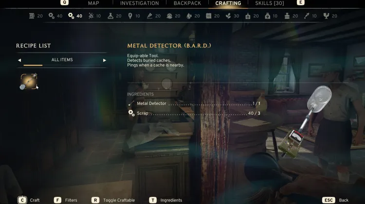 Skin Detektor Logam (B.A.R.D)