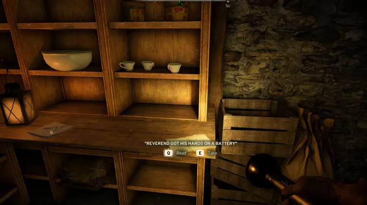 Reverend bekam eine Batterie in die Hände