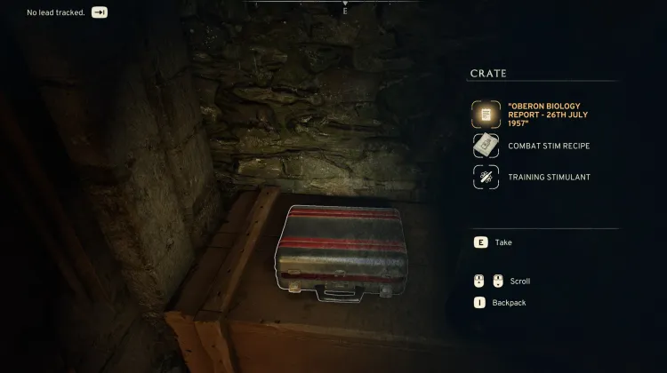 Oberon Biologiebericht - 26. Juli 1957