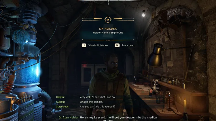 Besitzer möchte Probe Eins