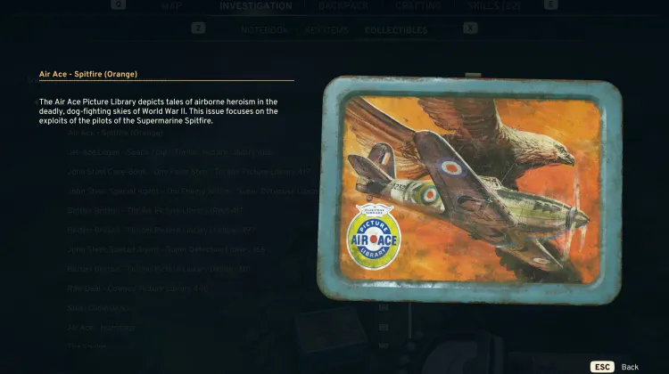 As de los Aires - Spitfire (Naranja)