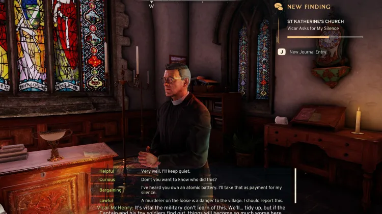 Vikar bittet um mein Schweigen