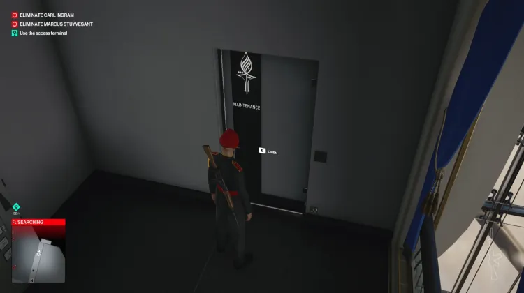 Porta Trancada da Sala de Manutenção