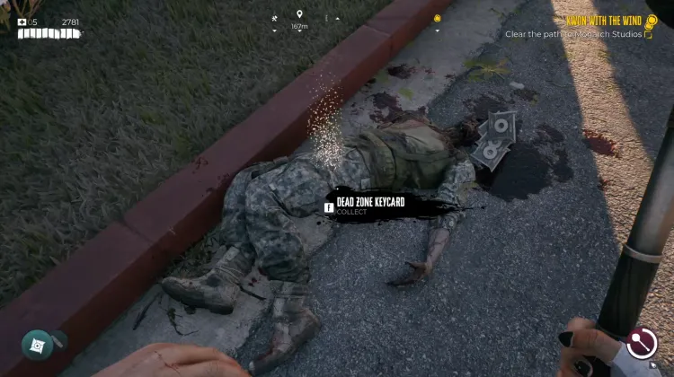 Totzone-Schlüsselkarte