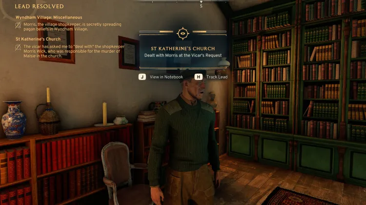 Mit Morris auf Wunsch des Vikars verhandelt