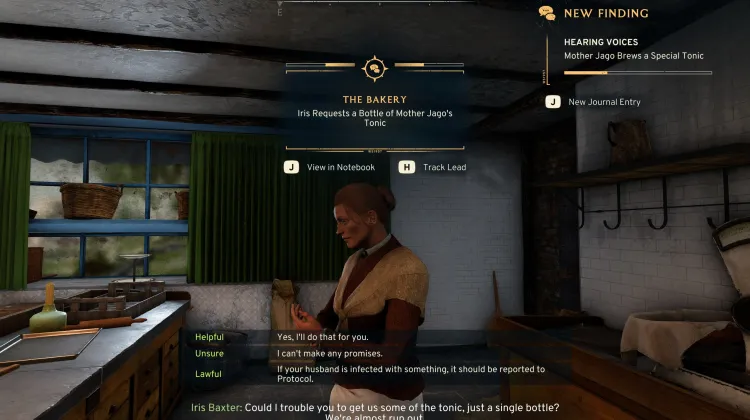 Iris erbittet eine Flasche von Mutter Jagos Tonikum