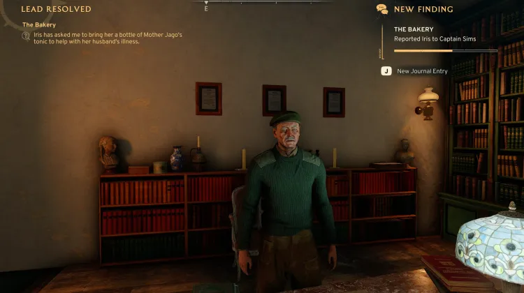 Iris an Captain Sims gemeldet