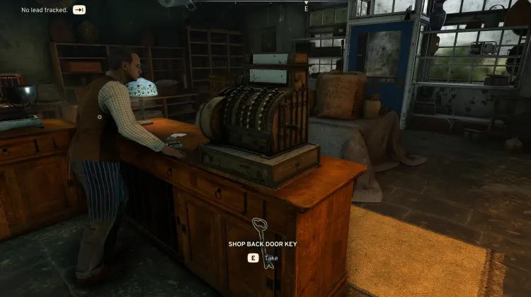 Clé de la Porte Arrière du Magasin