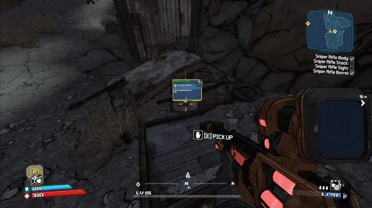 Mira de Rifle de Precisão