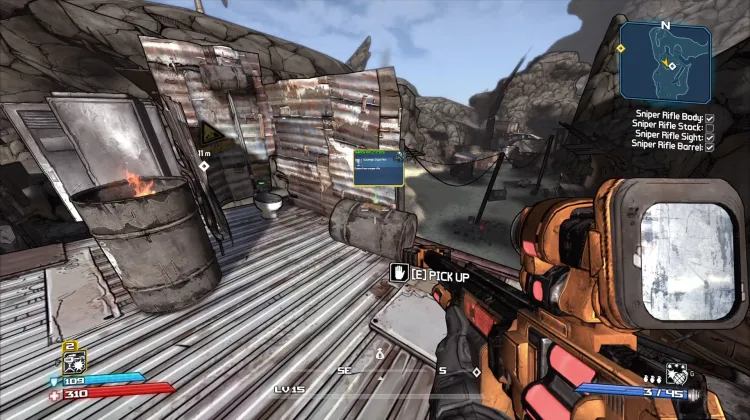 Coronha de Rifle de Precisão