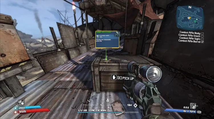 Coronha de Rifle de Combate