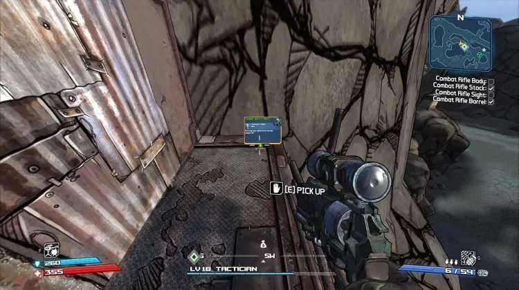 Mira de Rifle de Combate