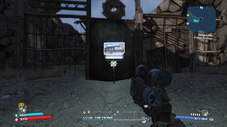 Map Exit to Arid Badlands