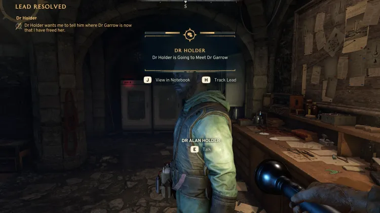 Dr. Holder wird Dr. Garrow treffen