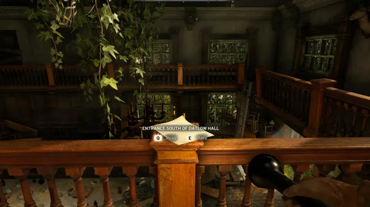 Datlow Salonu'nun Güneyindeki Giriş