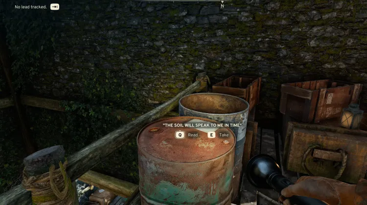 Der Boden wird mit der Zeit zu mir sprechen