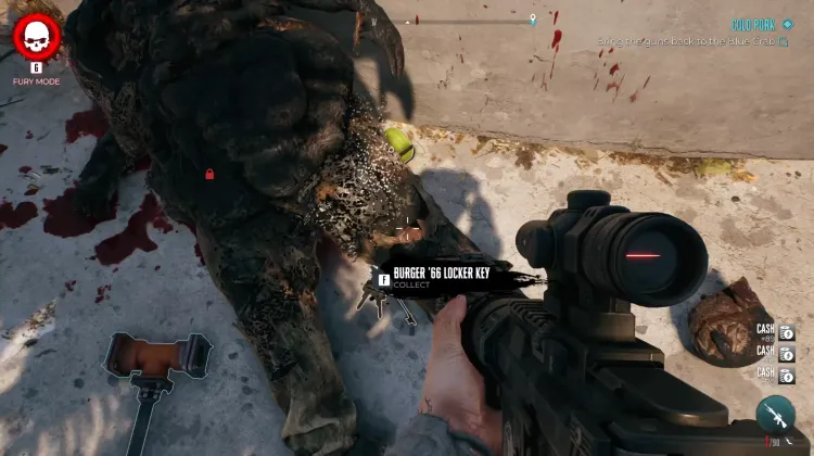 Burger 66 Schließfachschlüssel