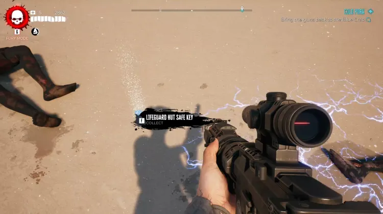 Schlüssel zum Tresor der Rettungsschwimmer-Hütte in Venedig