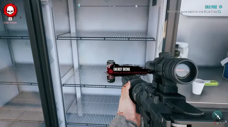 Energy-Drink und Proteinriegel