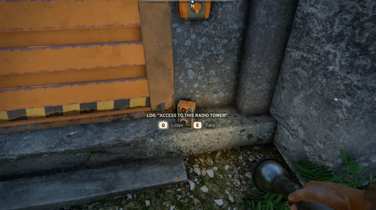 Log: Zugang zu diesem Funkturm