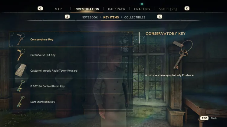 Llave del Conservatorio