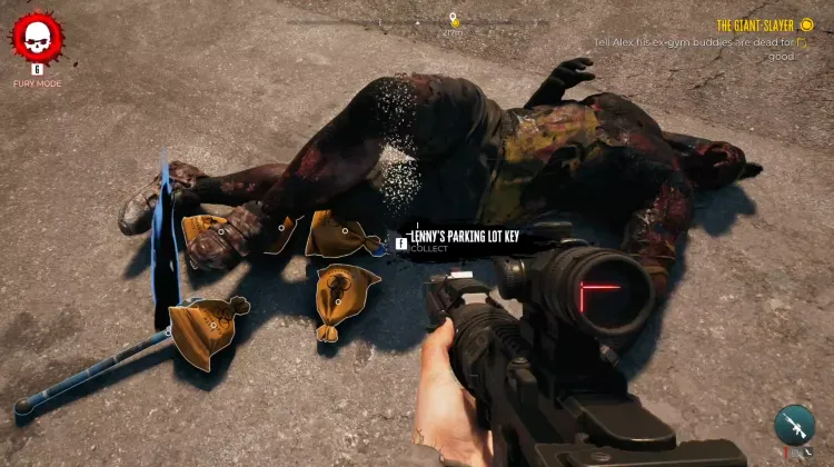 Lennys Parkplatz-Schlüssel