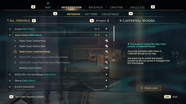 Tour Radio : Bois de Casterfell