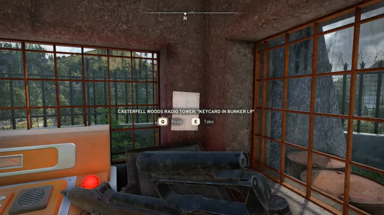 Casterfell Ormanları Radyo Kulesi: L9 Sığınağında Anahtar Kart