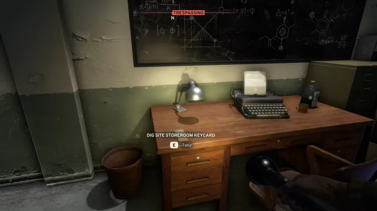 Tarjeta de Acceso del Almacén del Sitio de Excavación