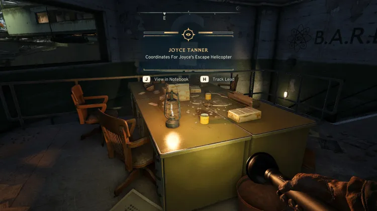 Coordonnées de l'hélicoptère d'évacuation de Joyce