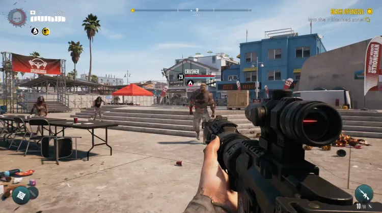 Crusher-Spawnbereich