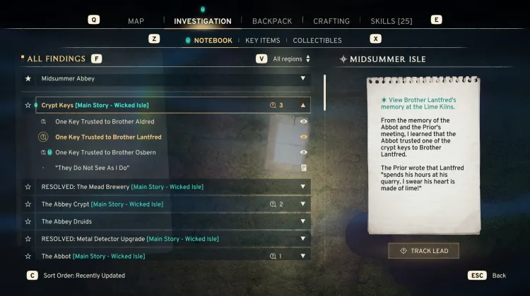 Kardeş Lantfred'e Emanet Edilen Bir Anahtar