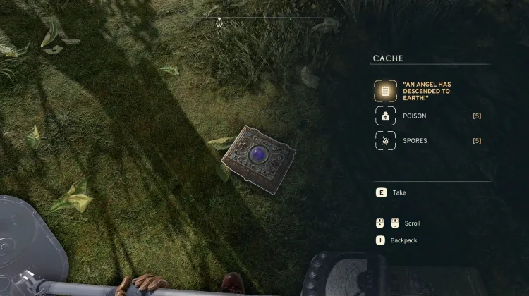 Ein Engel ist zur Erde herabgestiegen