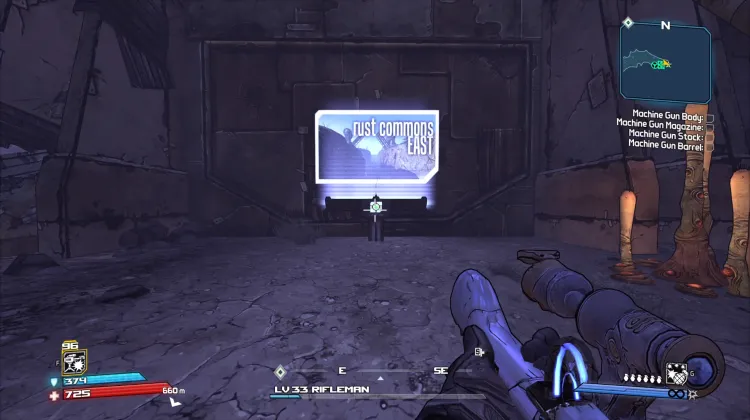 Map Exit to Rust Commons East