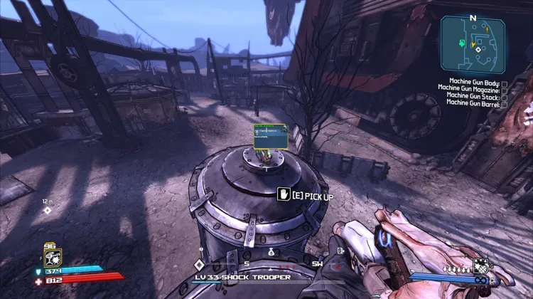 Corpo da Metralhadora