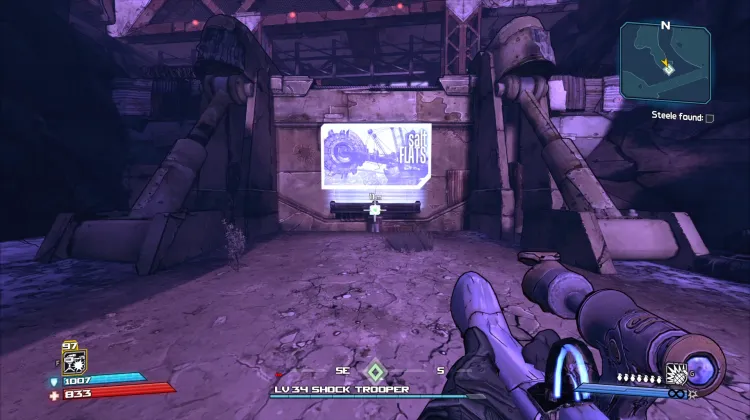 Map Exit to Salt Flats