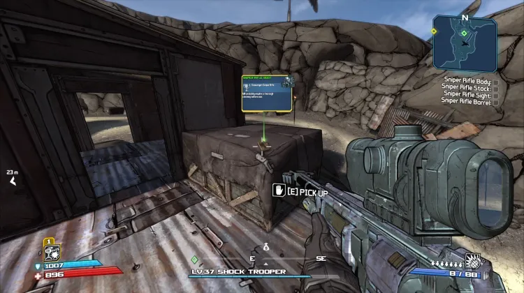 Corpo de Rifle de Precisão