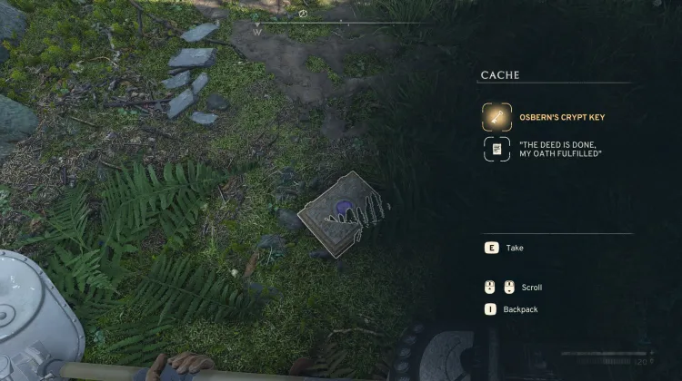 Llave de la Cripta de Osbern (DLC Isla Maldita)