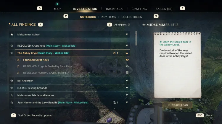 Znaleziono Wszystkie Klucze Krypty