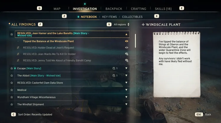 Inclinou a Balança na Usina de Windscale (DLC Wicked Isle)