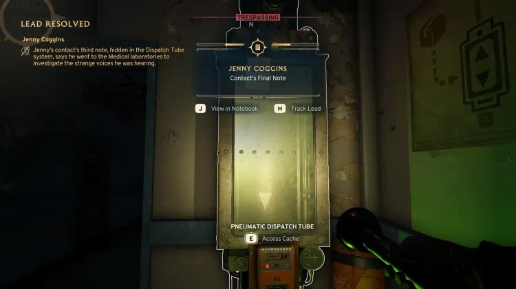 Note finale du contact (DLC Wicked Isle)