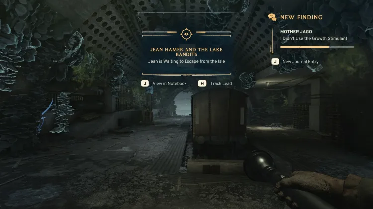 Jean attend de s'échapper de l'Île (DLC Île Maudite)