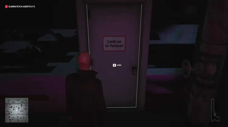 Staff Area Locked Door