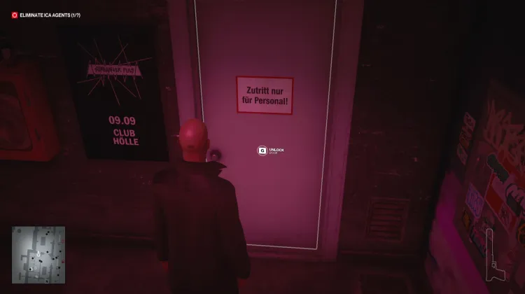 Staff Area Locked Door