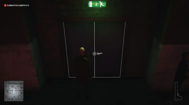 Staff Area Locked Door