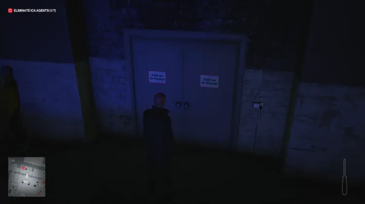 Staff Area Locked Door