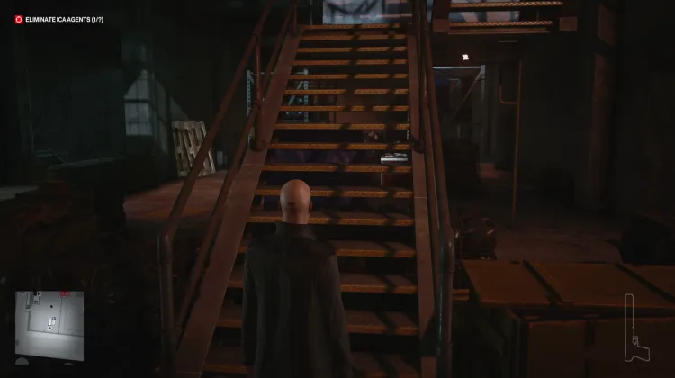 Stufe 1 - Stufe 2 Treppe